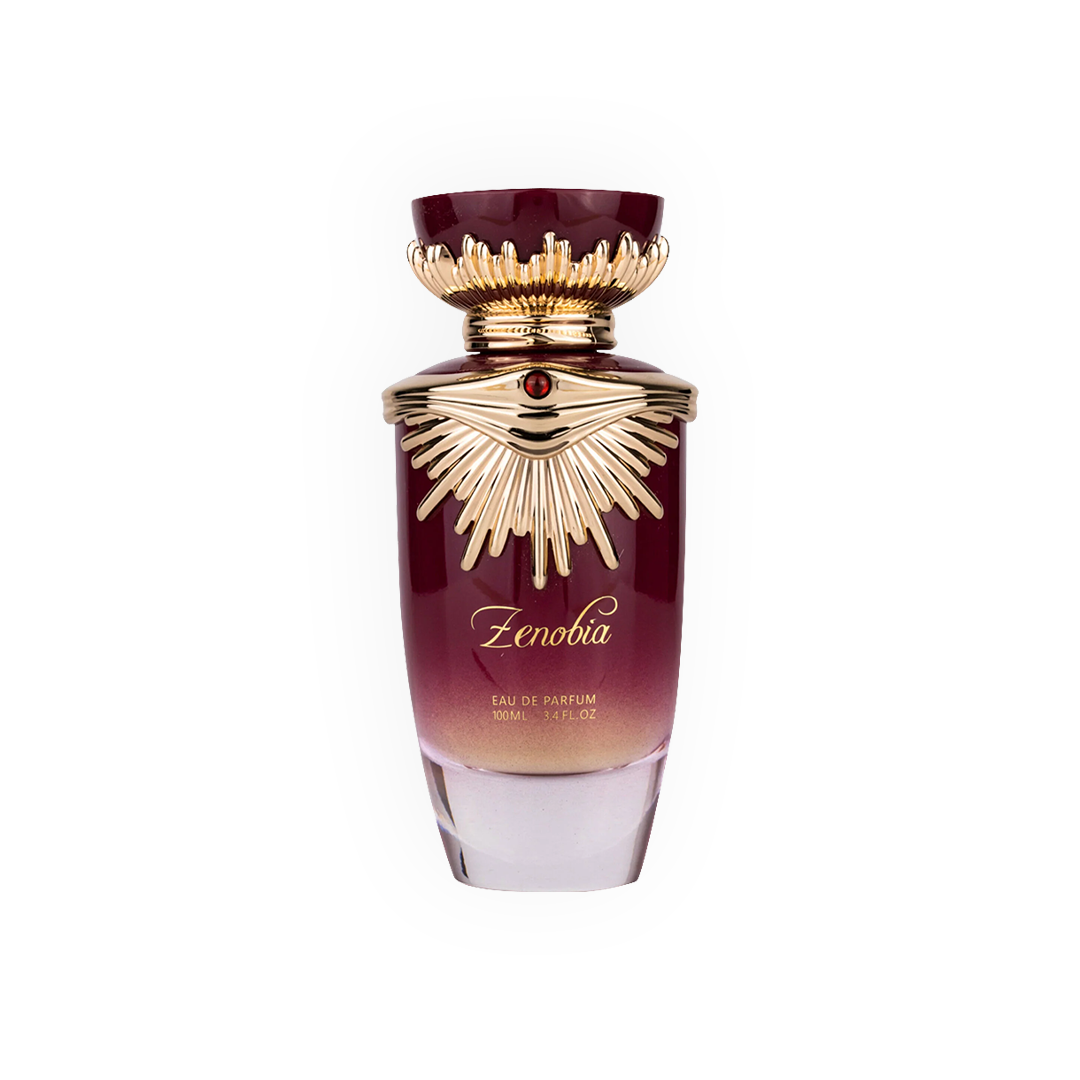 Eau de Parfum Zenobia 100ml par Gulf Orchid - Flacon élégant avec détails dorés