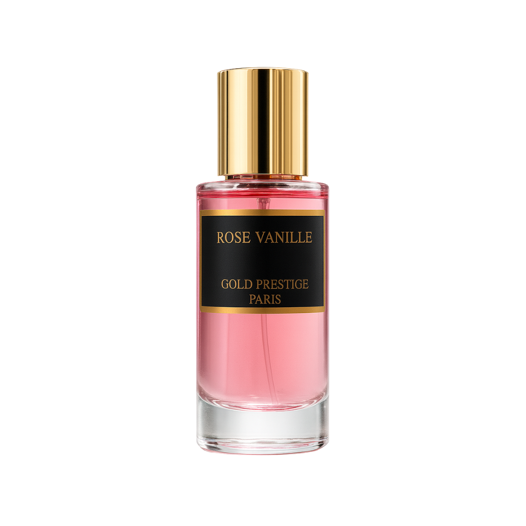 Eau de Parfum Rose Vanille 50 ml – Gold Prestige Paris Maison Prestiria