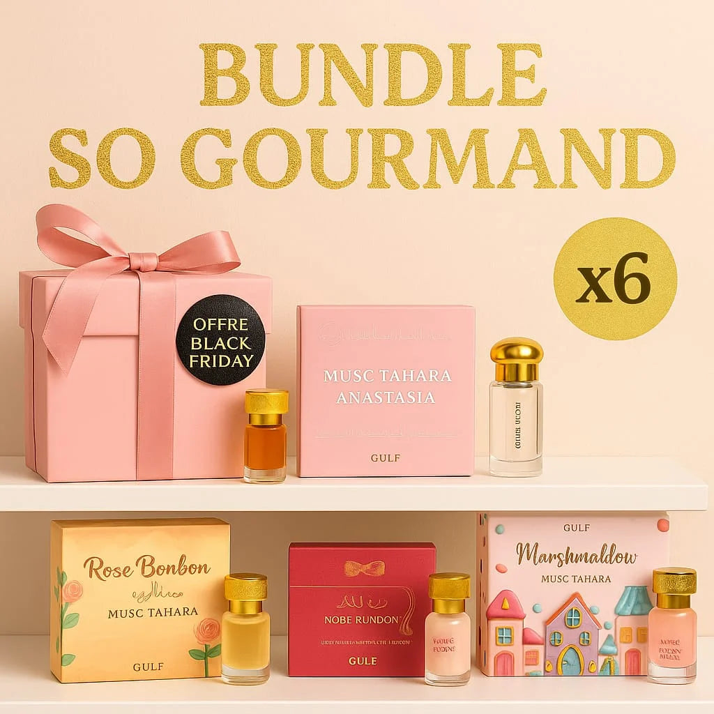 LOT DE MUSC TAHARA GOURMAND X6 PIÈCES Maison Prestiria