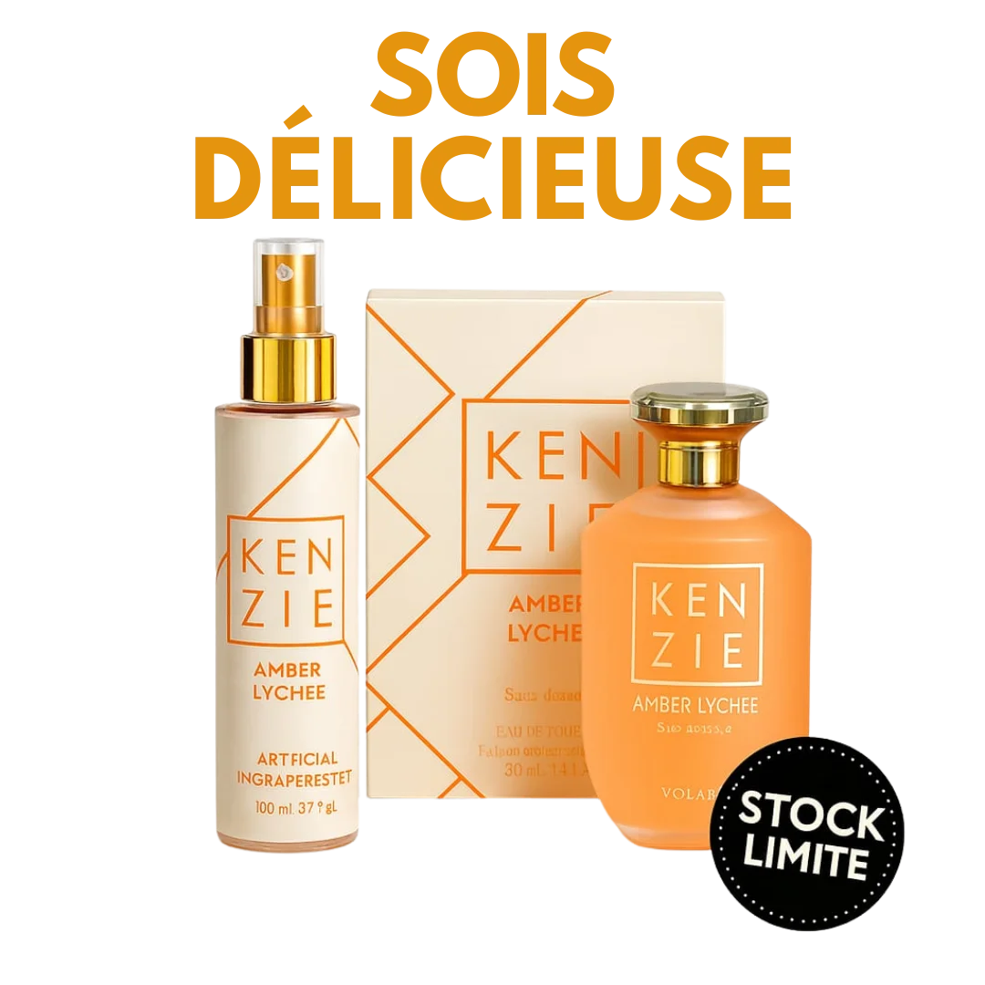 LOT KENZIE AMBER LYCHEE PARFUM 100 ML + BRUME Maison Prestiria