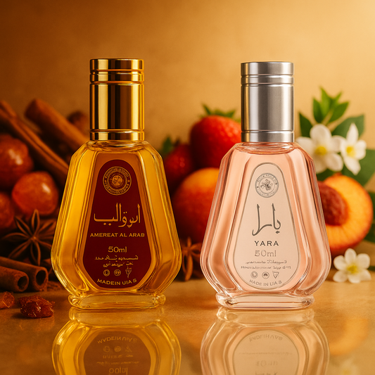Coffret Eau de parfum Ameerat Al Arab & Yara Rose yara