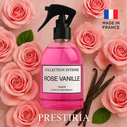 Parfum d'intérieur Rose Vanille- Collection Intense Maison Prestiria