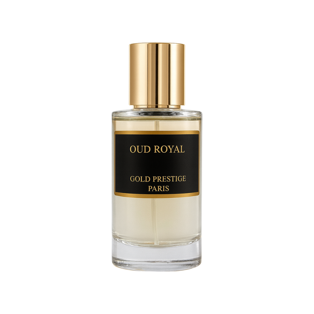 Eau de Parfum Oud Royal 50 ml – Gold Prestige Paris Maison Prestiria