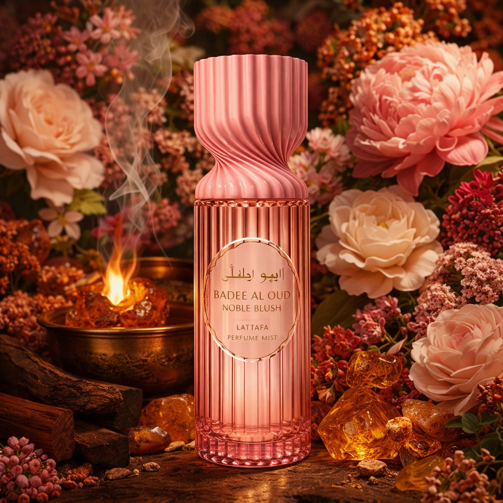 Brume parfumée Badee Al Oud Noble Blush 250 ml - Lattafa Maison Prestiria