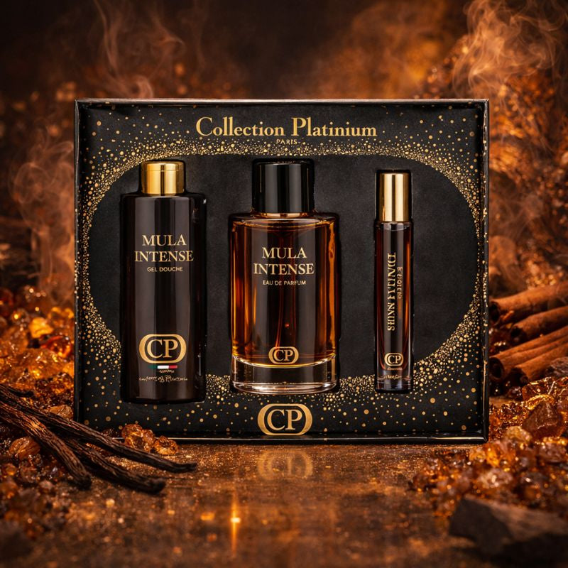 Coffret parfum Mula Intense – Collection Platinum (Paris) Maison Prestiria