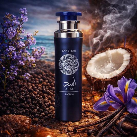 Désodorisant d’intérieur Asad Zanzibar 300 ml - Lattafa Maison Prestiria