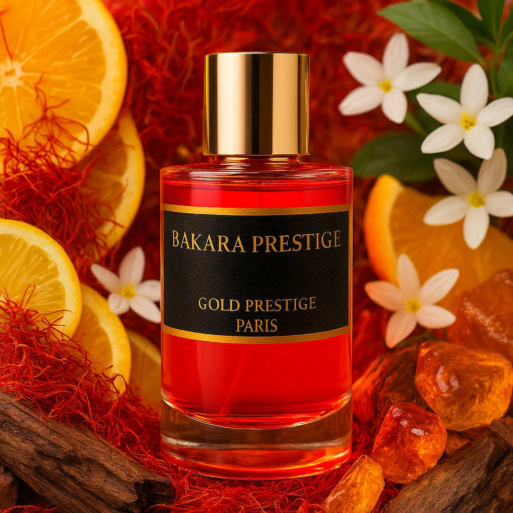 Eau de Parfum Bakara Prestige 100 ml - Gold Prestige Paris Maison Prestiria
