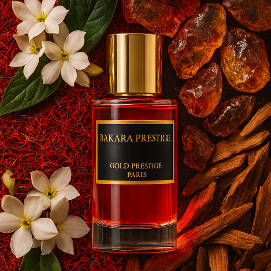Eau de Parfum Bakara Prestige 50 ml - Gold Prestige Paris Maison Prestiria