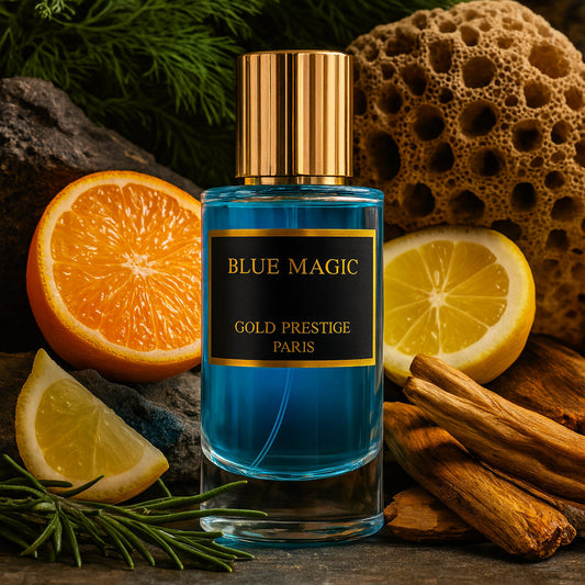 Eau de Parfum Blue Magic 50 ml – Gold Prestige Paris Maison Prestiria