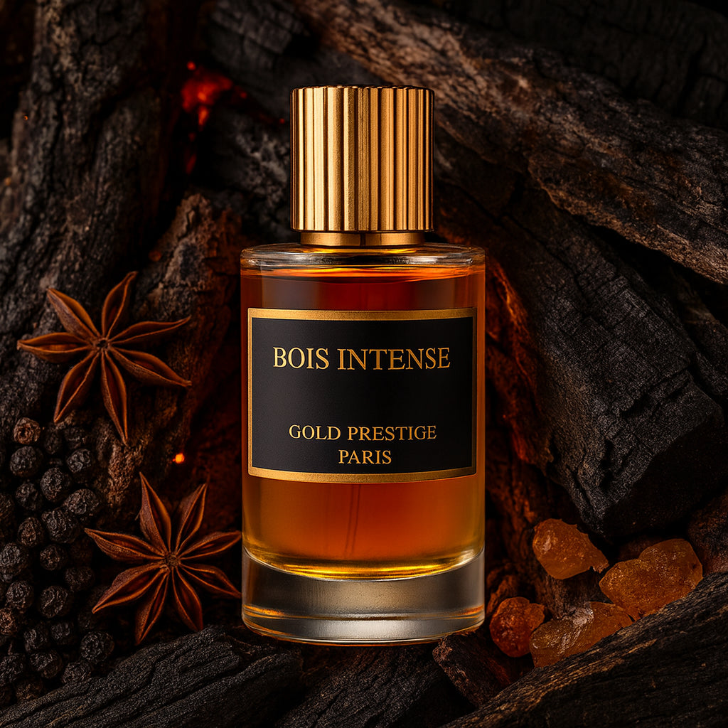 Eau de Parfum Bois Intense 50 ml – Gold Prestige Paris Maison Prestiria