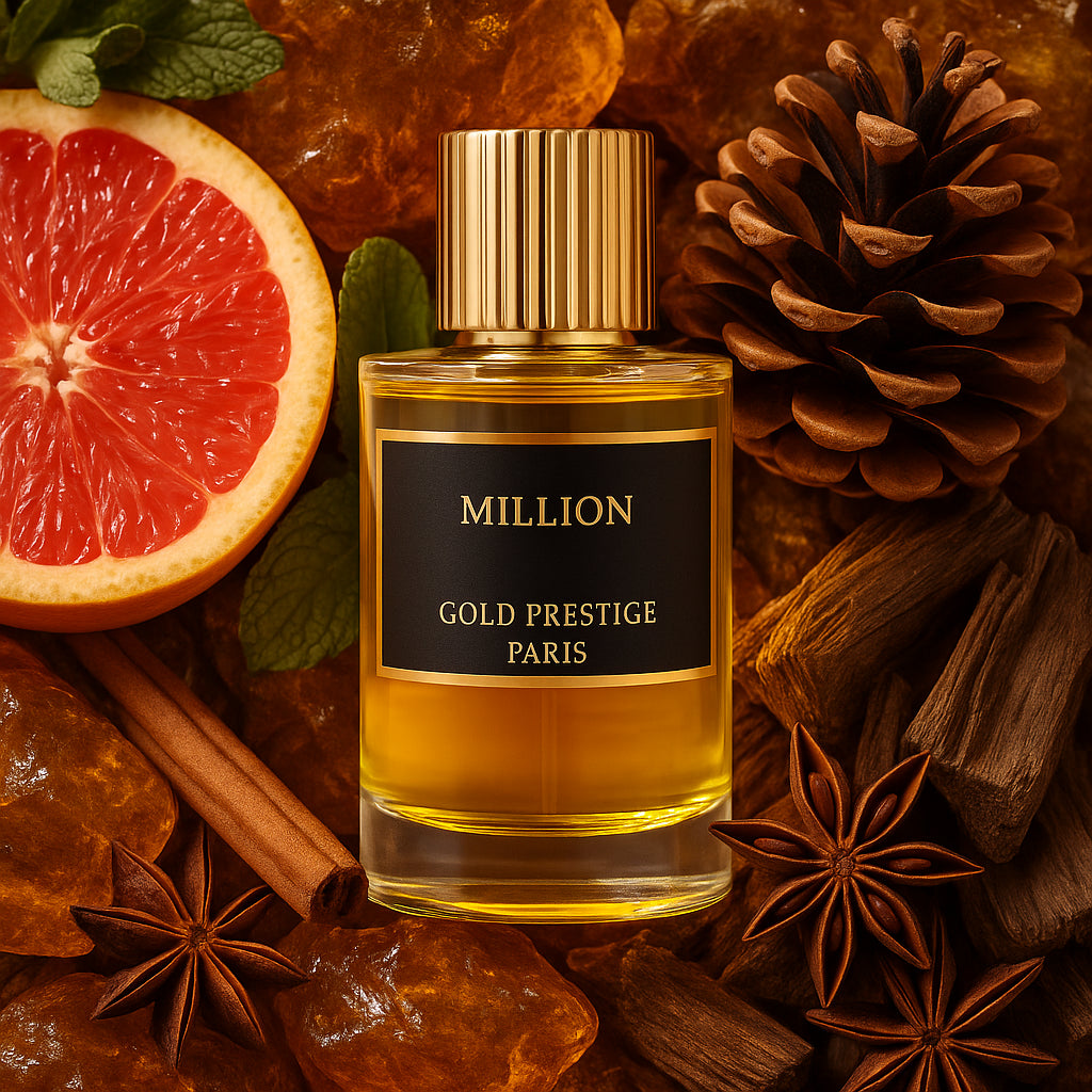 Eau de Parfum Million 50 ml – Gold Prestige Paris Maison Prestiria