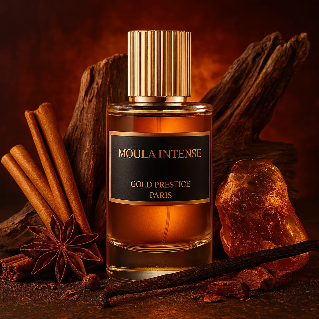 Eau de Parfum Moula Intense 100 ml – Gold Prestige Paris Maison Prestiria