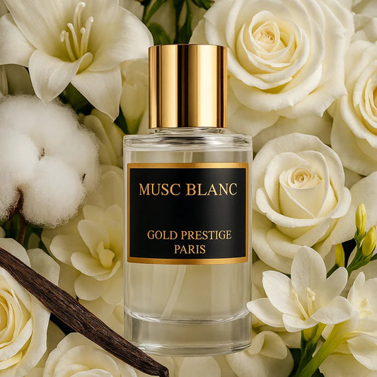 Eau de Parfum Musc Blanc 50 ml - Gold Prestige Paris Maison Prestiria