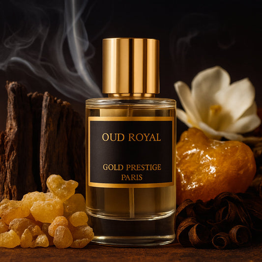 Eau de Parfum Oud Royal 50 ml – Gold Prestige Paris Maison Prestiria