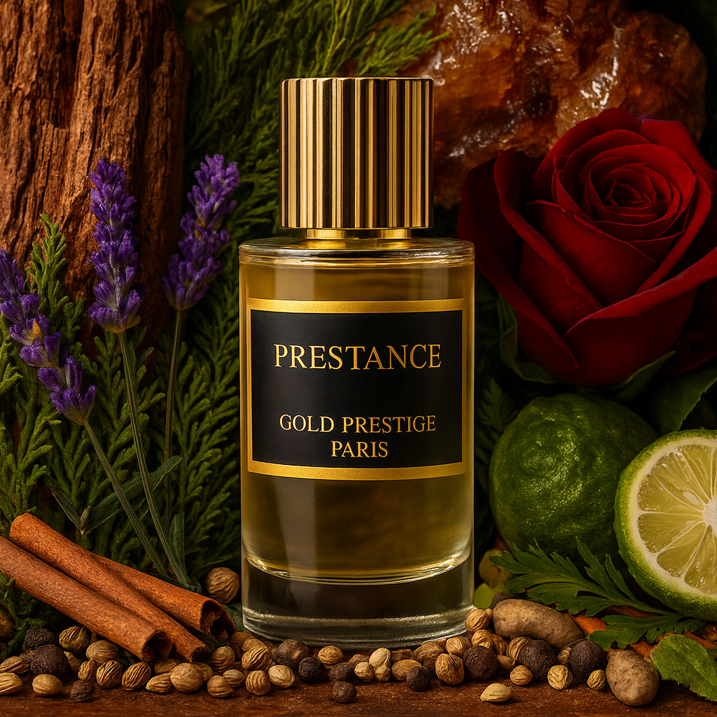 Eau de Parfum Prestance 100 ml – Gold Prestige Paris Maison Prestiria