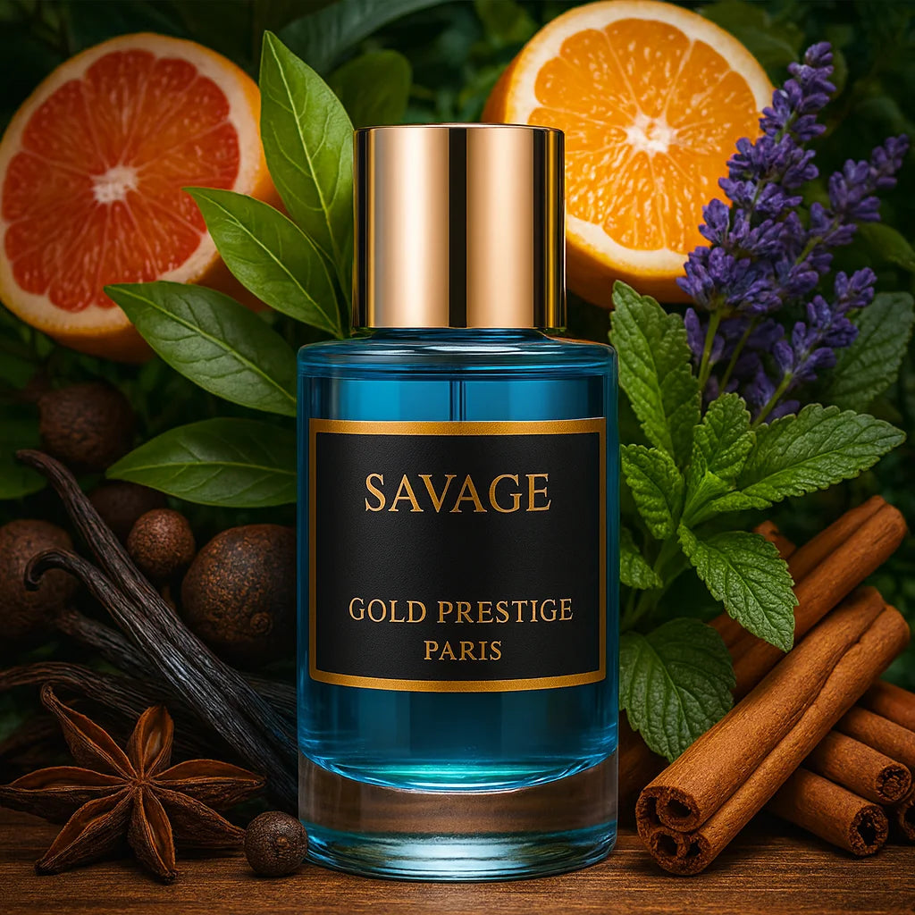 Eau de Parfum Savage 100 ml - Gold Prestige Paris Maison Prestiria