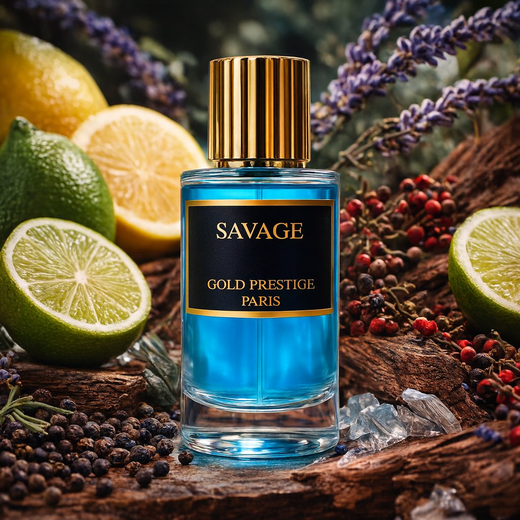 Eau de Parfum Savage 50 ml – Gold Prestige Paris Maison Prestiria