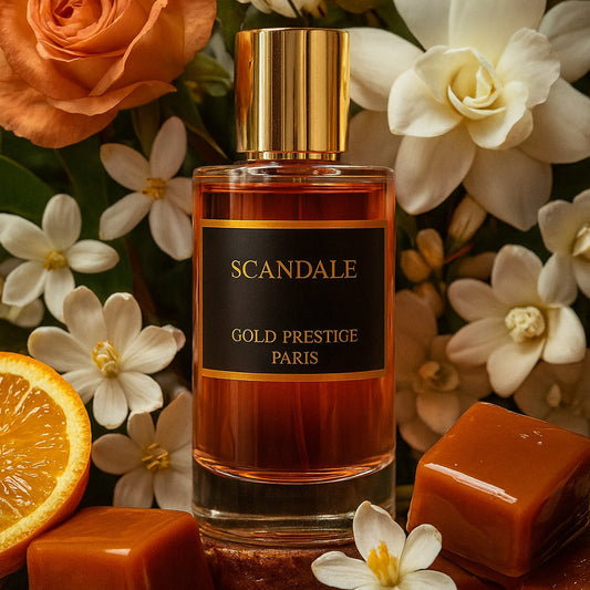 Eau de Parfum Scandale 50 ml – Gold Prestige Paris Maison Prestiria