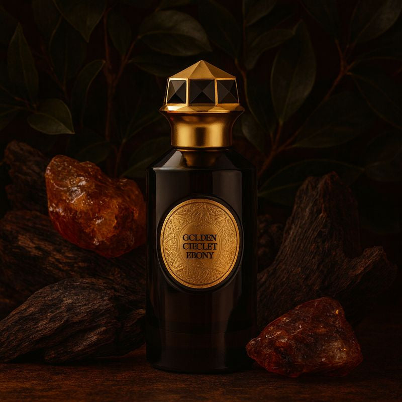 Extrait de Parfum Golden Circlet Ebony 100 ml – Qawafi Maison Prestiria