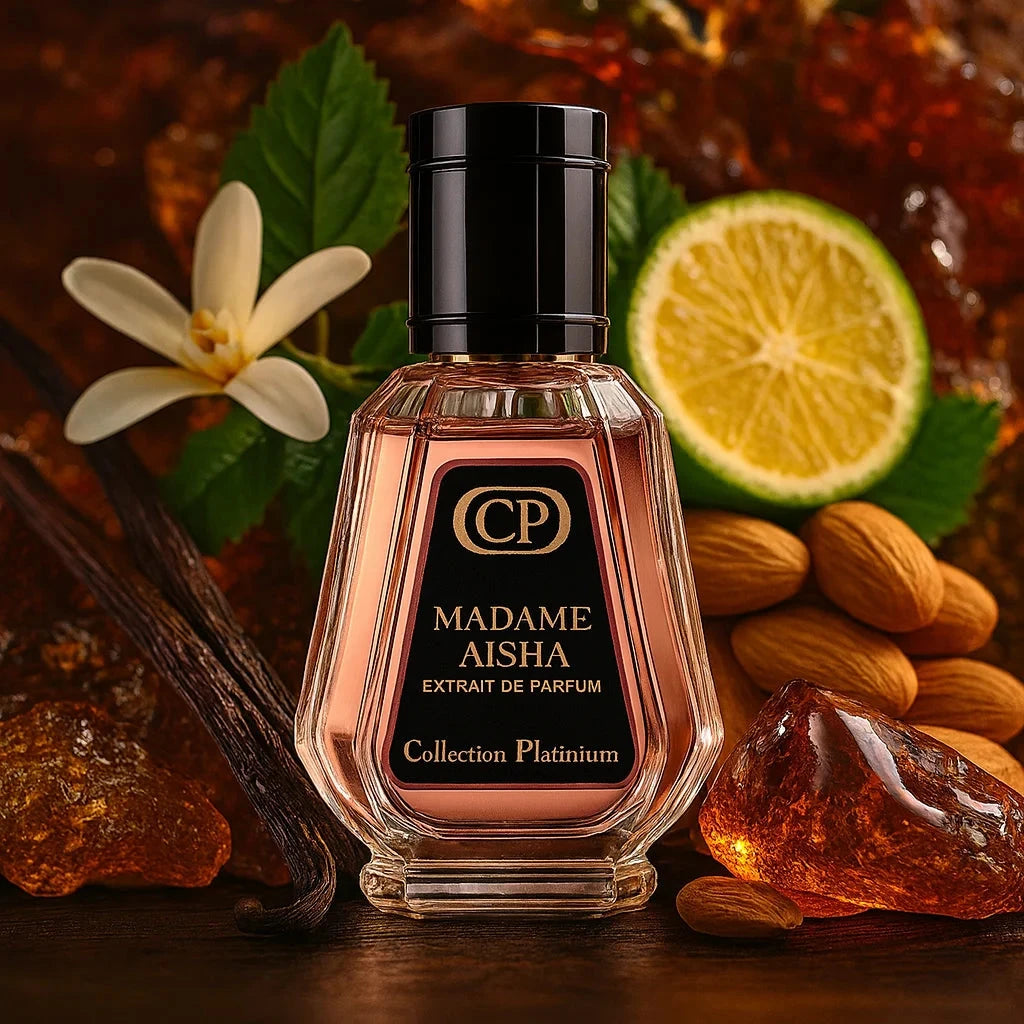 Extrait de Parfum Madame Aisha 50 ml - Collection Platinum Maison Prestiria