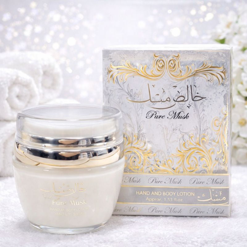 Lotion parfumée Pure Musk 45 ml – Hand & Body Lotion Maison Prestiria