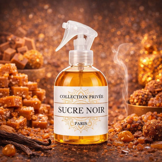 Parfum d’intérieur Sucre Noir 250 ml – Collection Privée (Paris) Maison Prestiria