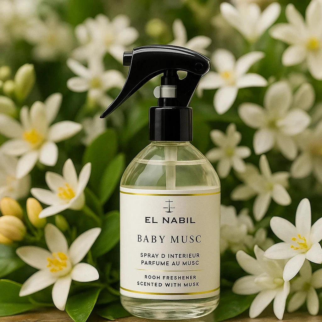 Spray d'ambiance Baby Musc 350 ml - El Nabil Maison Prestiria