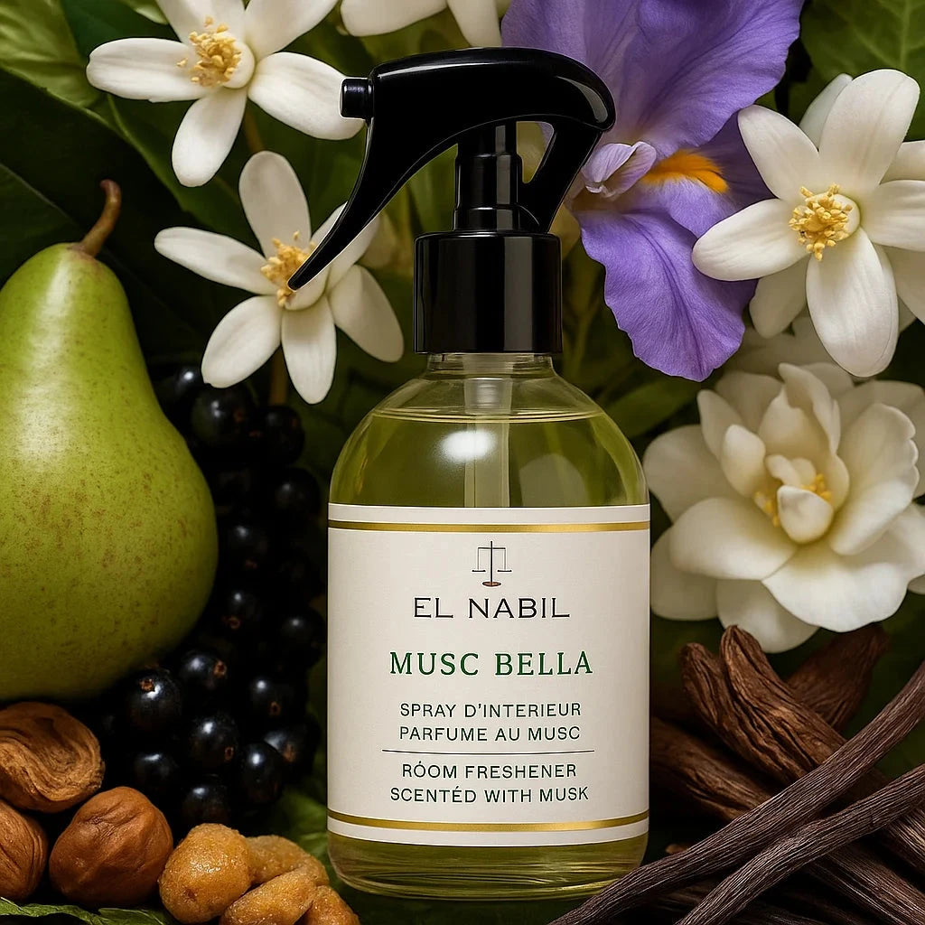 Spray d'ambiance Musc Bella 350 ml - El Nabil Maison Prestiria