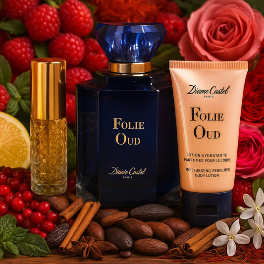 Coffret Parfum Folie Oud Diane Castel