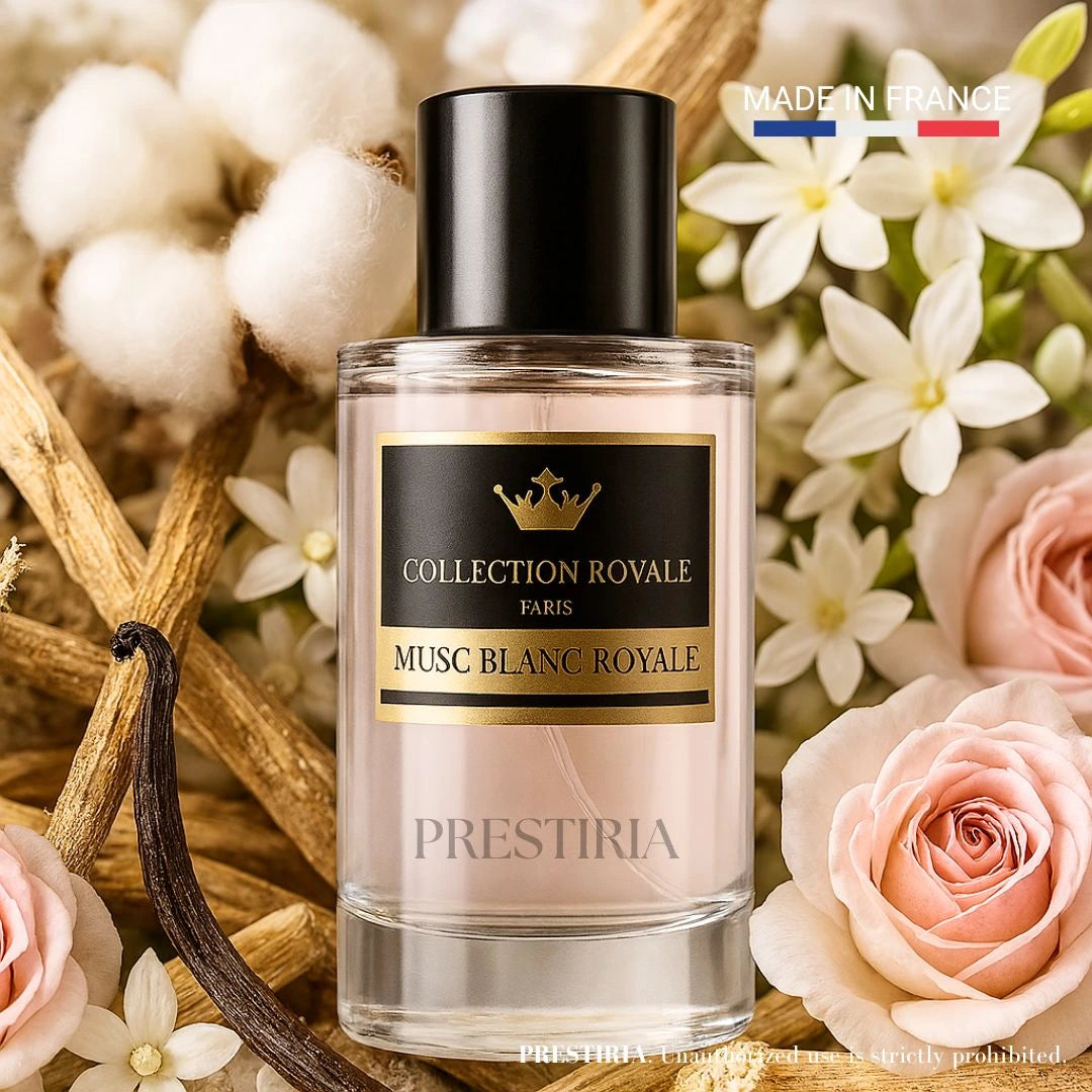 Eau de Parfum Musc Blanc Royale 50ml – Collection Royale Collection Royale