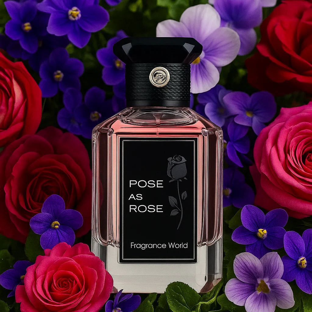 Eau de Parfum Pose As Rose 100ml Fragrance World
