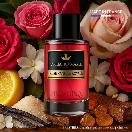 Eau de Parfum Rose Vanille Royale 50ml – Collection Royale Collection Royale