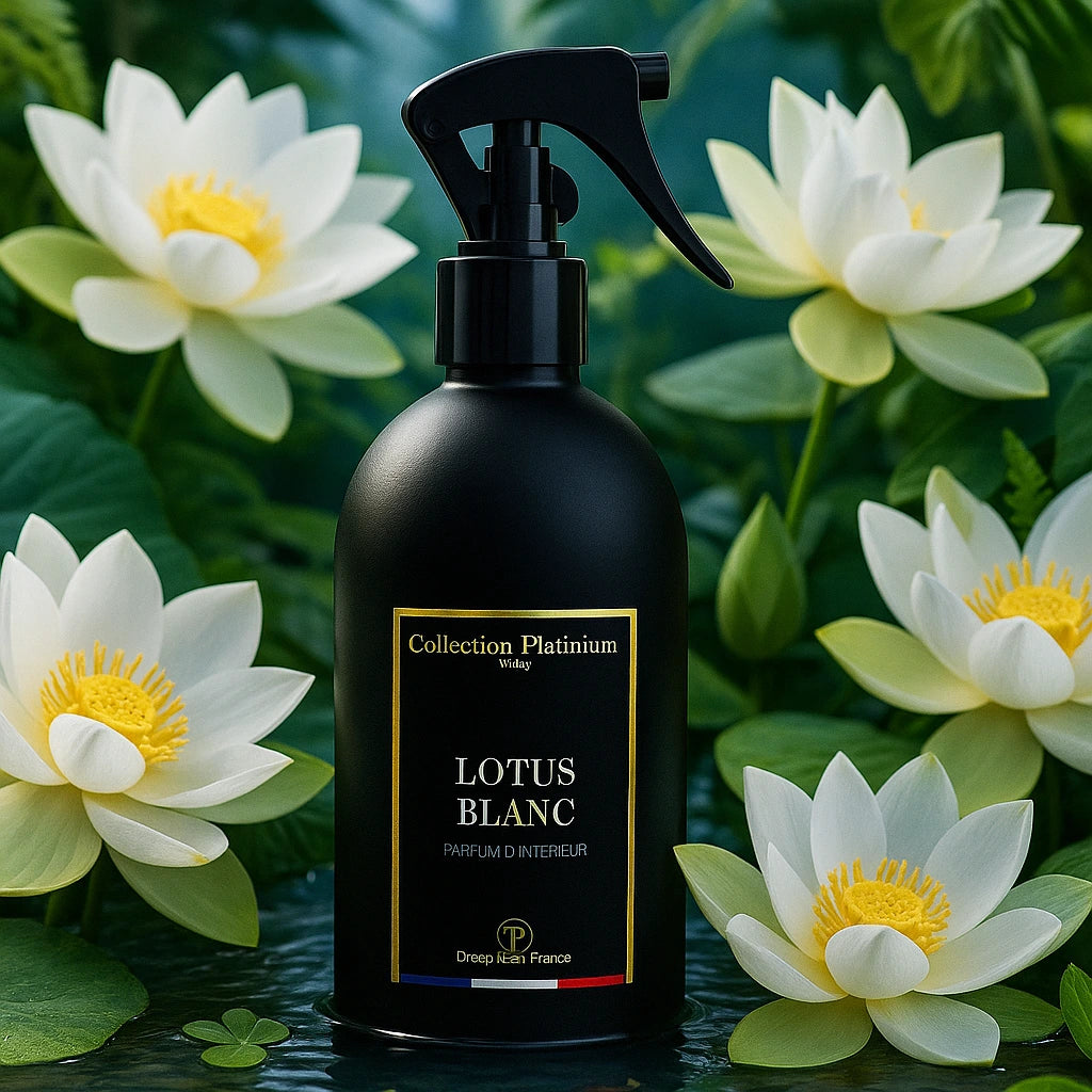 Spray d'Ambiance Parfum Lotus Blanc 250ml Collection Platinium