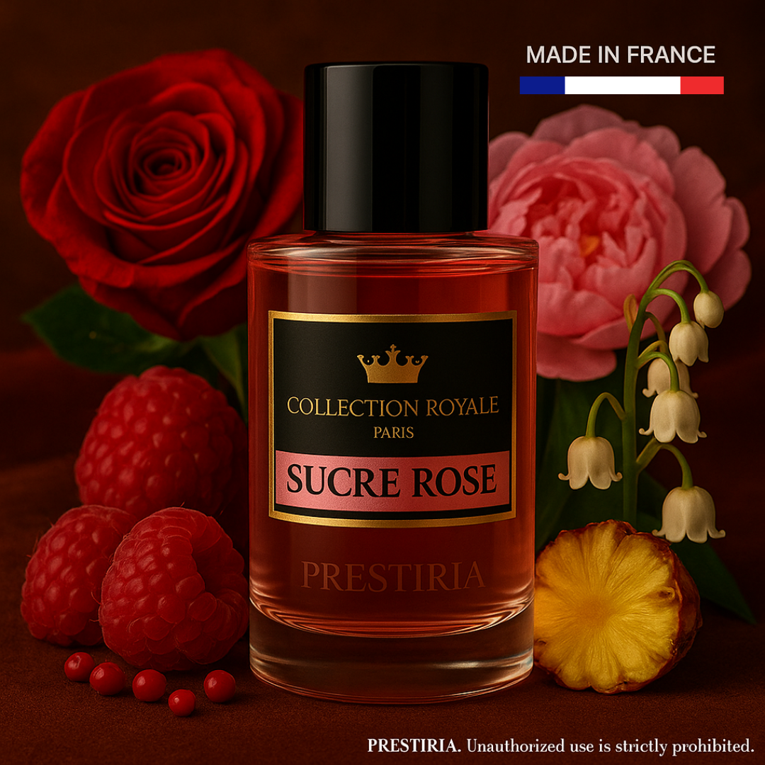 Parfum Sucre Rose - Collection Royale 50ml Maison Prestiria