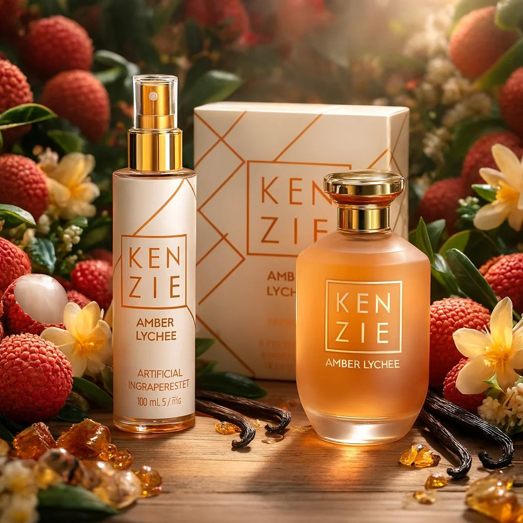LOT KENZIE AMBER LYCHEE PARFUM 100 ML + BRUME Maison Prestiria