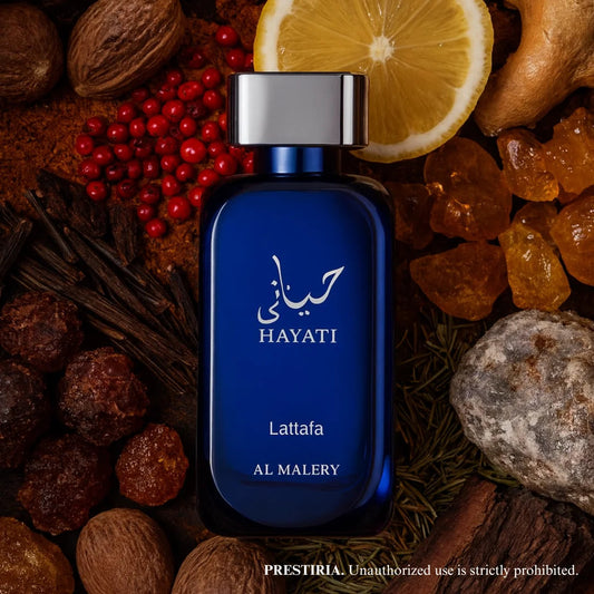 Hayaati Al Maleky Eau de Parfum 100ml – Lattafa Perfumes Maison Prestiria