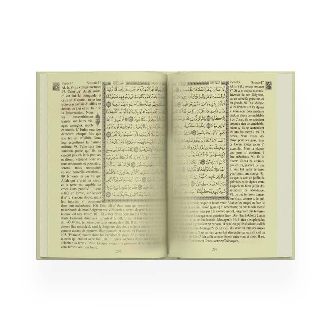Saint Coran Arabe-Français avec Audio – Format Compact 14x20 cm Furkan Nesriyat & Daralbayina